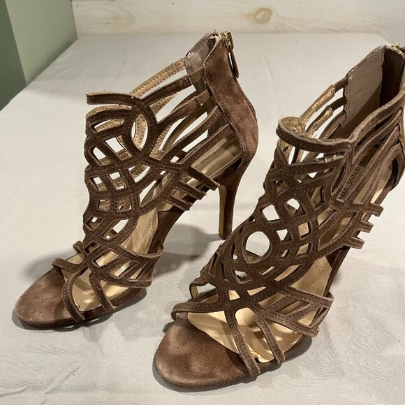 Adrienne Vittadini Tan Heel Size 8 - Picture 2 of 7